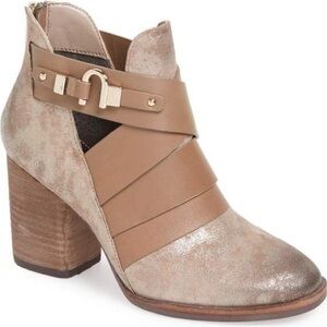 Isola Tan Heeled Boots Landora Anthracite 8.5